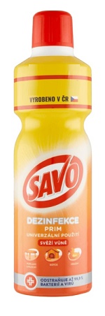 Savo Prim 1,2 l s vůní | Čistící, dezinf.prostř., dezodoranty - Dezi. přípravky Savo Prim 1,2 l s vůní | Čistící, dezinf.prostř., dezodoranty - Dezi. přípravky